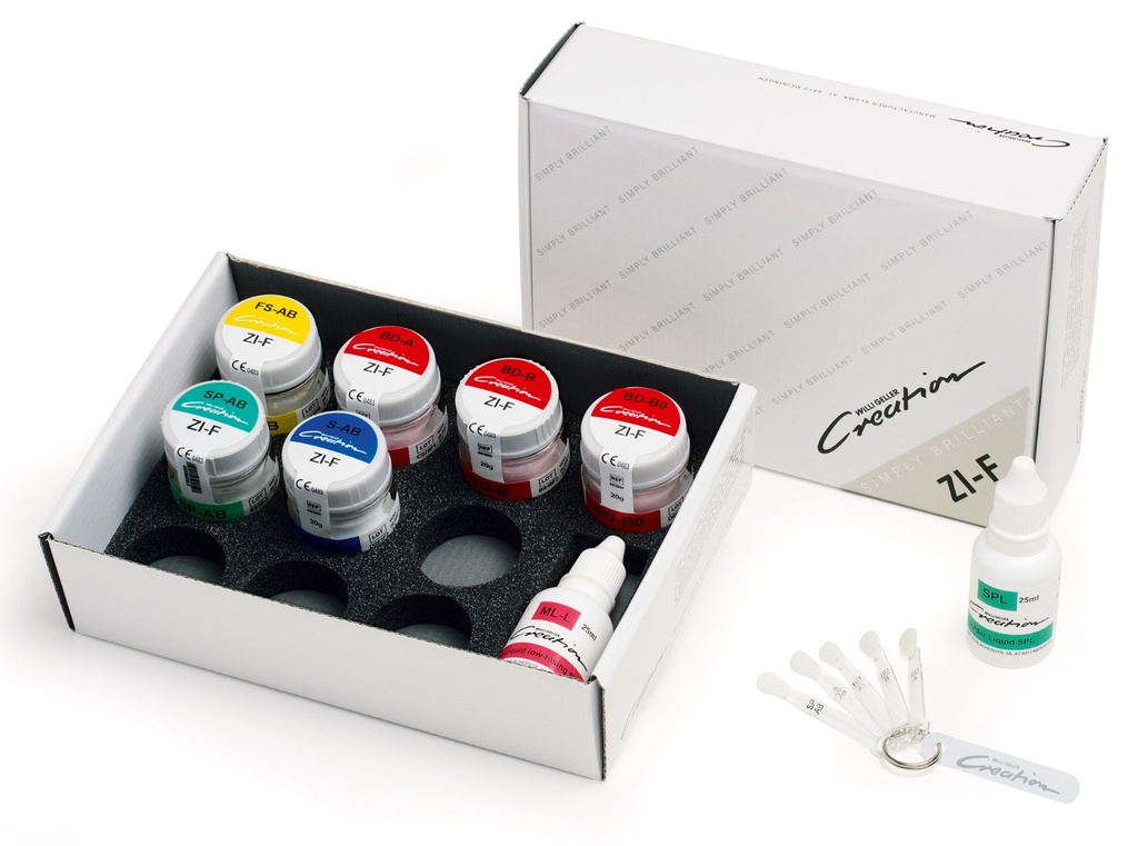 ZI-F/ Bleach Shades Kit, 6x pdr, 2x vlst, 1x kl.ring