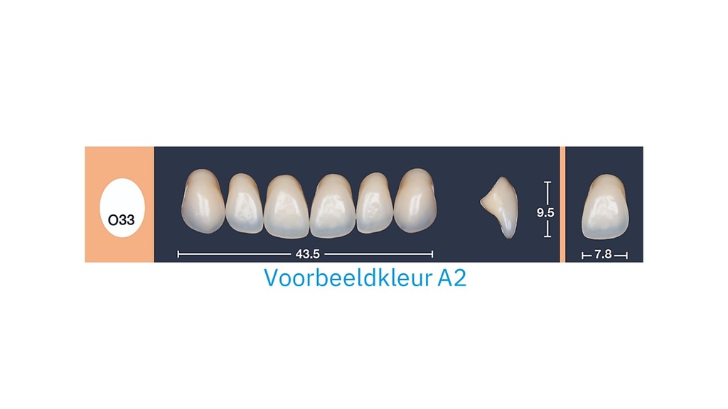 4natur Tandenset boven A3-O33