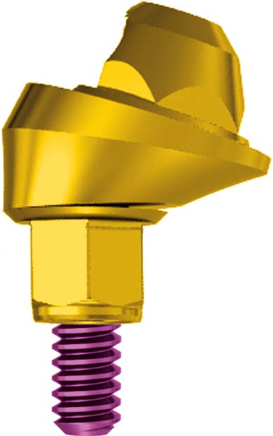 Conical Abutment Tissue Angulated 17° H 2.5 JDEvolution S