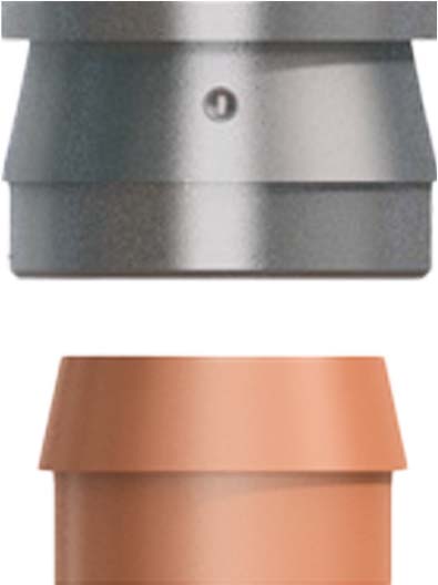 Cap attachment housing and elastic retentive cap