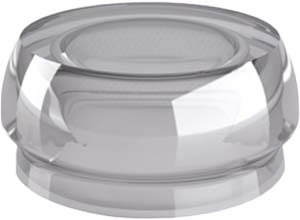 Elastic retentive cap white Emi abutment