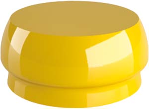 Elastic retentive cap yellow Emi abutment