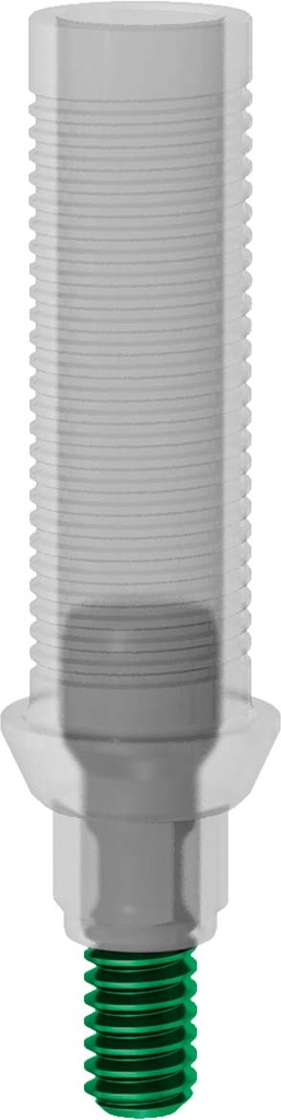 Wax up abutment engaging JDEvolution Plus