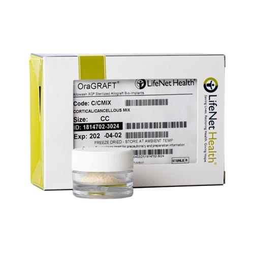 Cortical-Cancellous Mix Mineralized, 0.25-1mm / 1.0cc