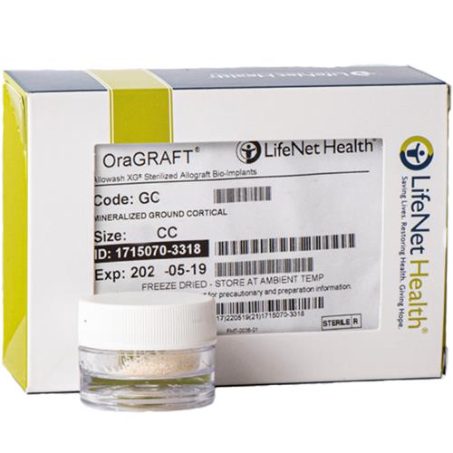 OraGraft - Cortical Mineralized, 0.25-0.71mm / 1.20cc - LNH