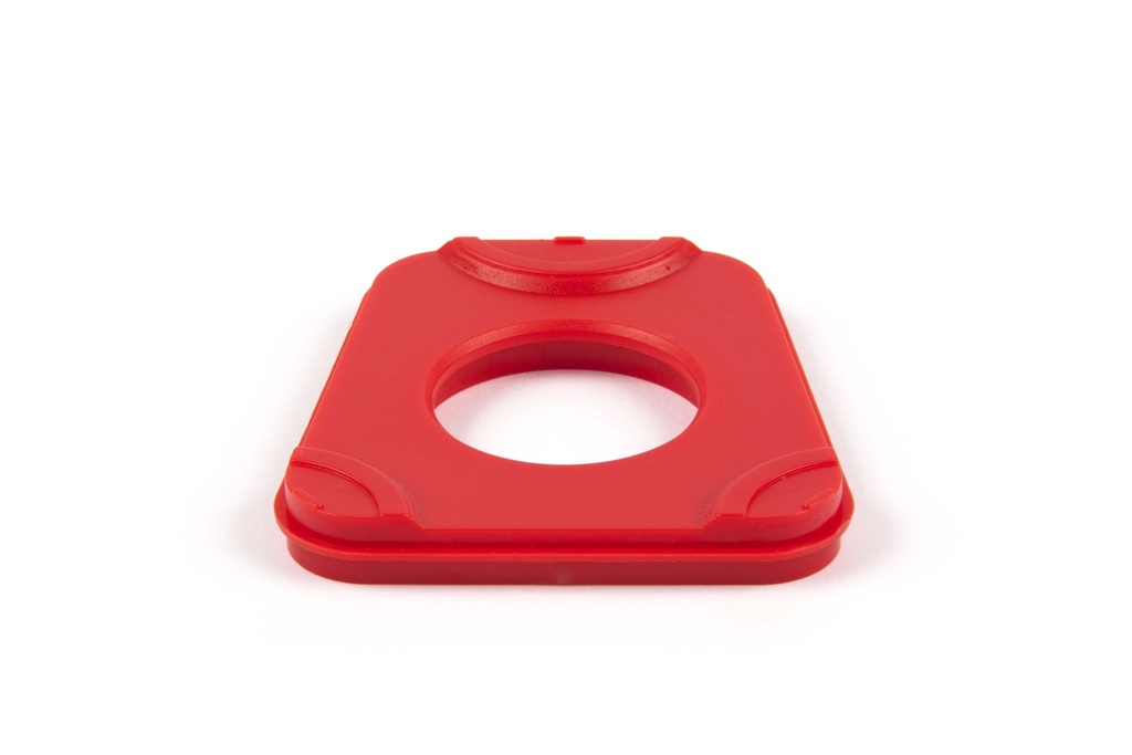 Contraplaten voor Splitex® Systeem, rood, 100 stuks