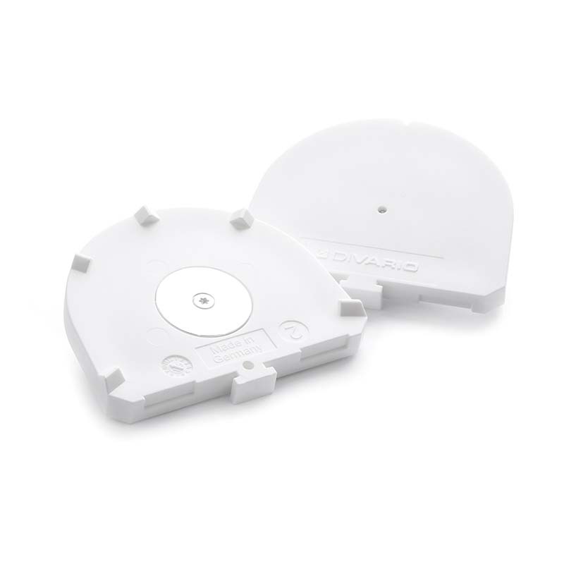 Divario® Sokkelplaten Premium klein, wit ultrascan