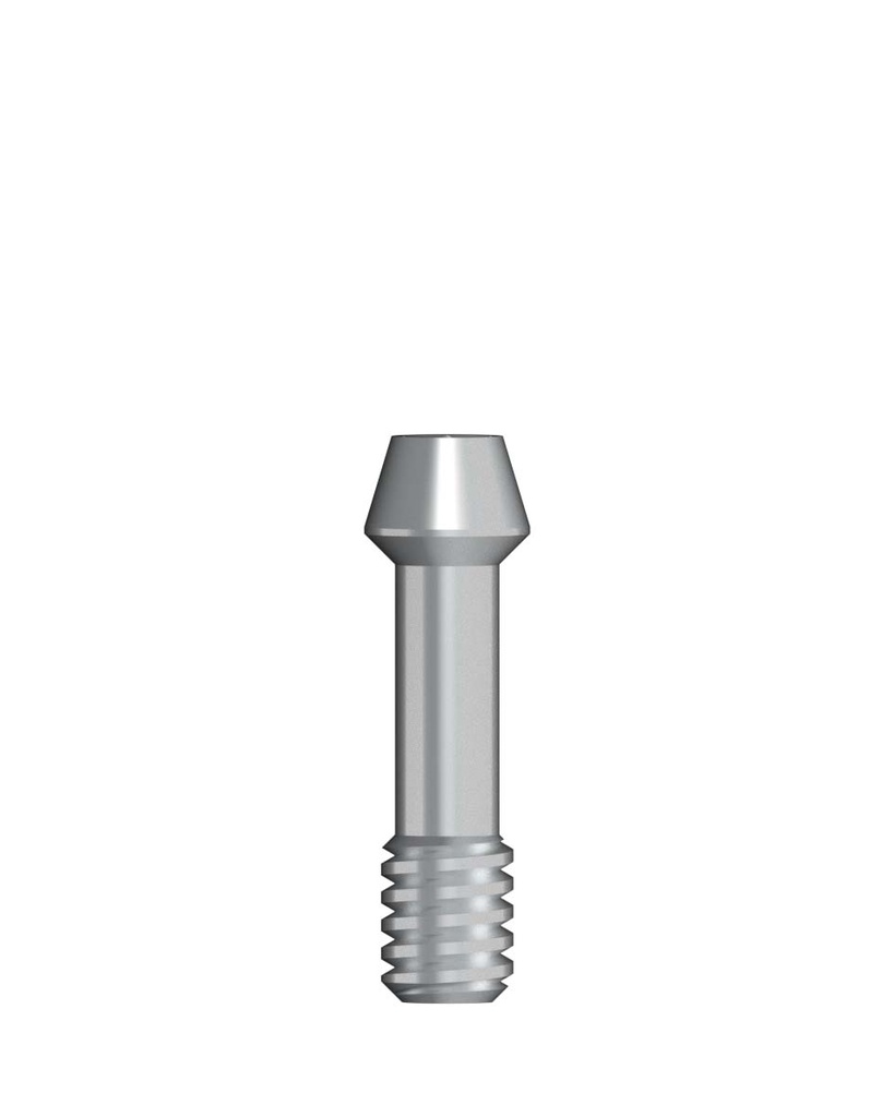 Abutment Screw, MedentiLOC, Angled, Hex 1,26mm, NP 4,3