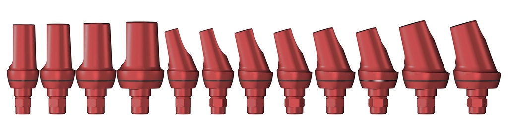 Planning Abutment Set in 12 parts