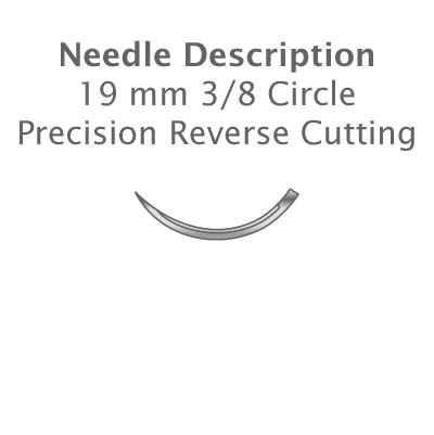 Cytoplast PTFE Suture, USP 2-0, 19 mm 3/8 Circle RC, 45cm