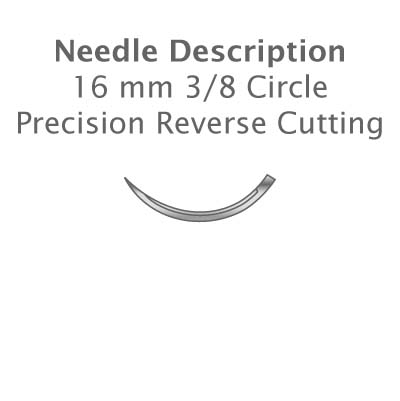 Cytoplast PTFE Suture, USP 3-0, 16 mm 3/8 Circle RC, 70cm
