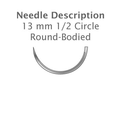 Cytopl. PTFE Suture, USP 4-0, 13mm 1/2 Cir. Taper Point 45cm
