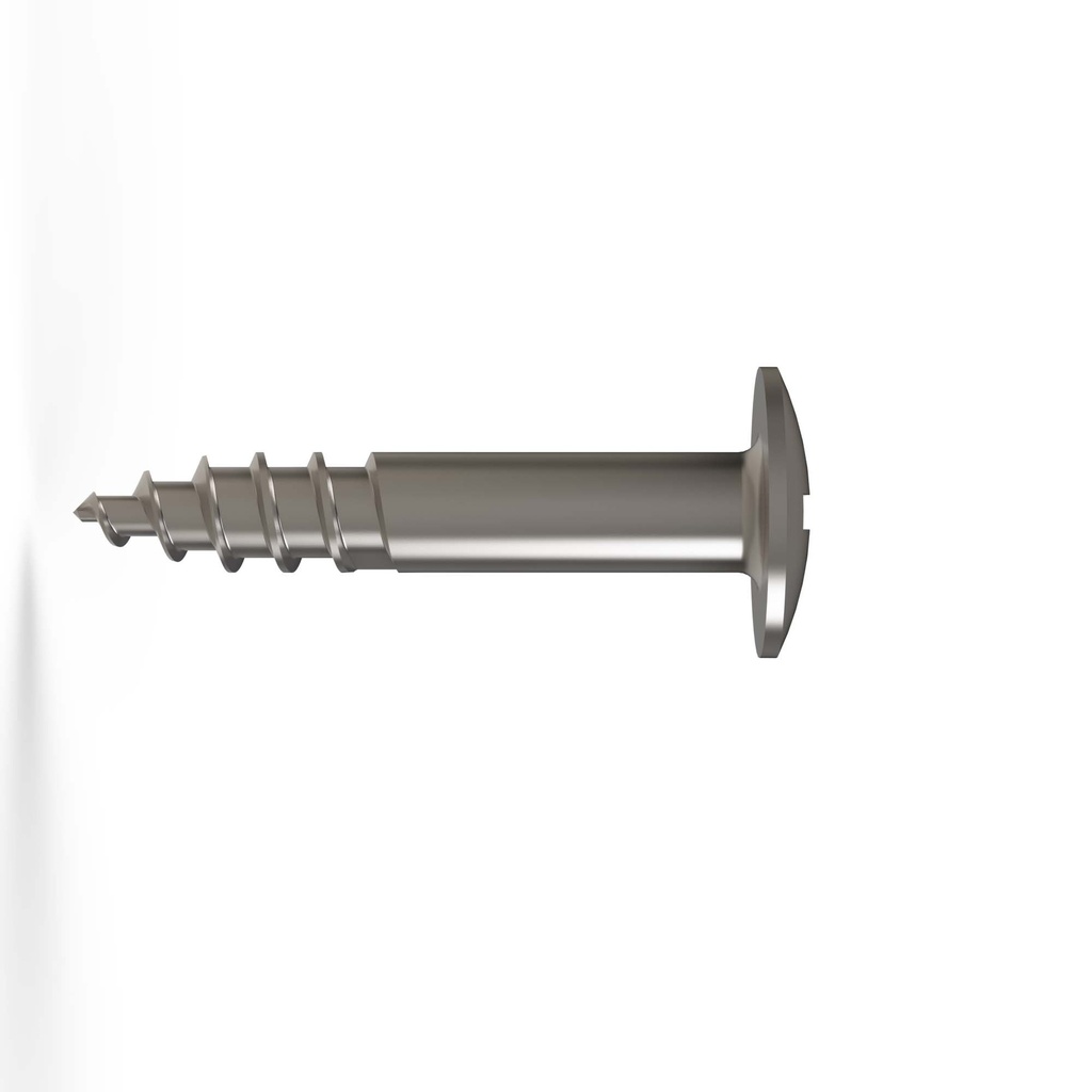 Tenting Screw 4.0mm polished neck (8mm total length), 5 st.