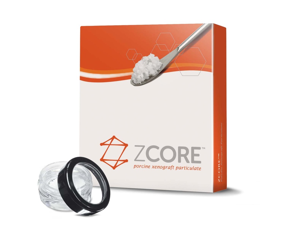 Zcore Porcine Xenograft, 0.25 mm - 1.0 mm part. size 0.5 cc