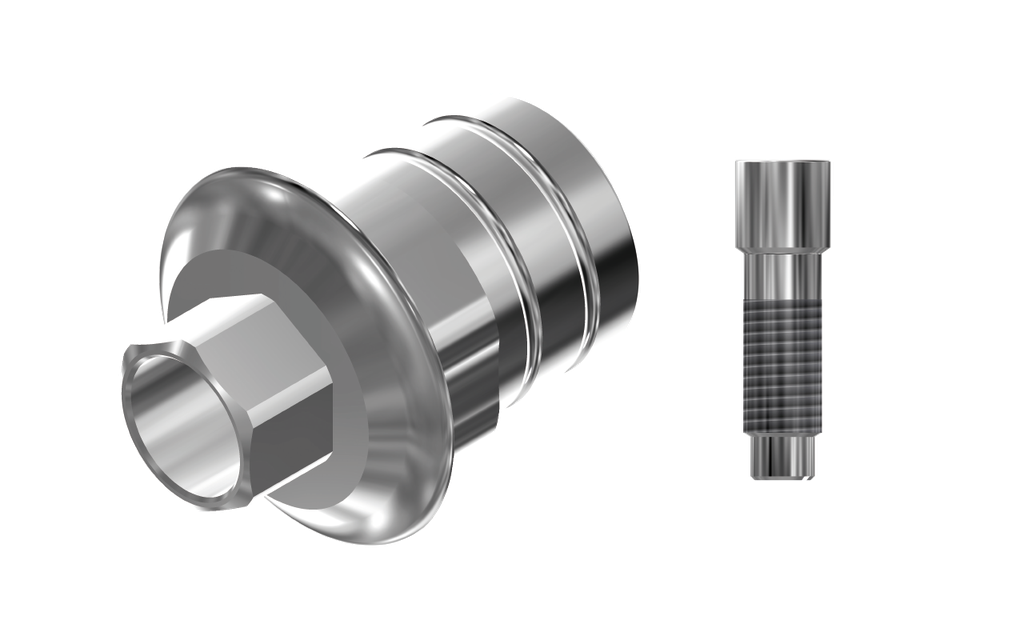 ZZ BASE BC-BC-PCTBH (Parallel Cem. Ti-Base Hex & Screw)