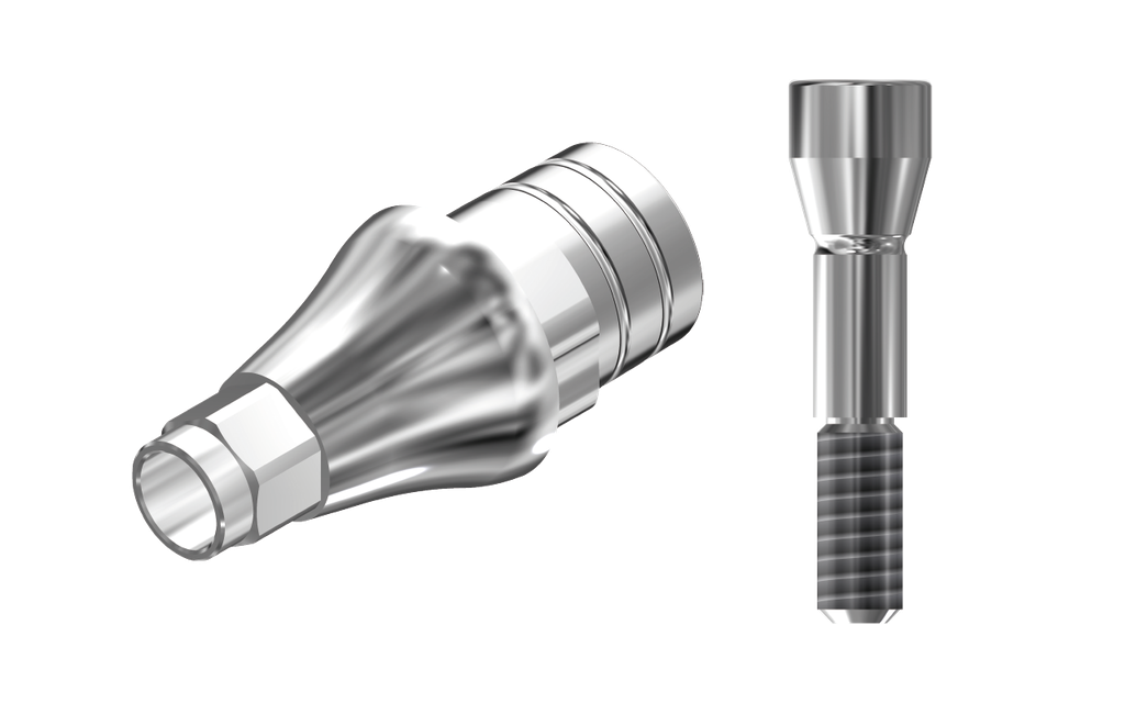 ZZ ICX Ø 3.45 - 4.80 L30 (Parallel Cem Ti-Base Hex & Screw)