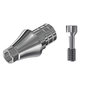 ZZ BASE NB-NA NP L30 (Parallel Cem. Ti-Base Hex & Screw)