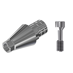 ZZ BASE NB-NA NP L40 (Parallel Cem. Ti-Base Hex & Screw)
