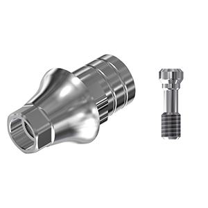 ZZ BASE NB-NA RP L20 (Parallel Cem. Ti-Base Hex & Screw)