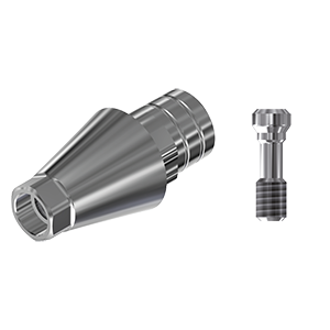 ZZ BASE NB-NA RP L40 (Parallel Cem. Ti-Base Hex & Screw)