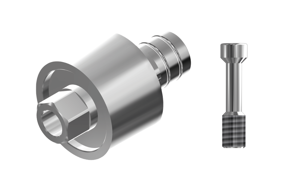 ZZ T-SPI-PCTBH-L40 6.0 (Parallel Cem. Ti-Base Hex & Screw)