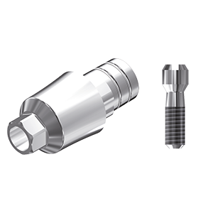 ZZ BASE BEGO-SEM-PCTBH 4.10 L40 Parallel Ti-Base Hex & Screw
