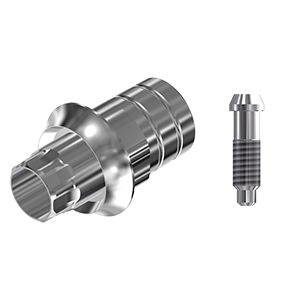 ZZ BASE IL-II-PCTBH Sq (Parallel Cem.Ti-Base Hex & Screw)