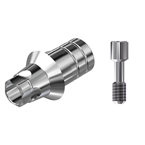 ZZ BASE MS-V3-PCTBH Narrow (Parallel Ti-Base Hex & Screw)