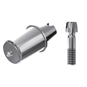 ZZ BASE AS-OS-ABCH-D14 3.5/4.0 Raw-Abutment D14 (Hex & Scr)