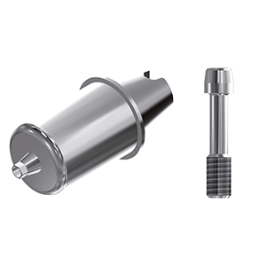 ZZ BASE AS-OS-ABCH-D14 4.5/5.0 Raw-Abutment D14 (Hex & Scr)
