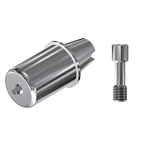 ZZ BASE MIS-S-ABCH Raw-AbutmentØ STANDARD D14 (Hex & Scr)