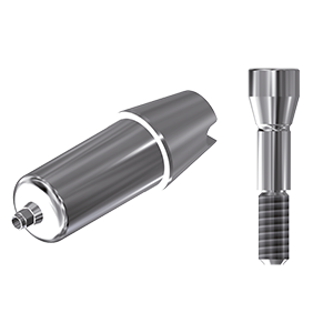 ZZ BASE ICX-ABCH Raw-Abutment Ø 3.45 - 4.80mm (Hex & Screw)