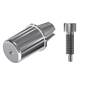 ZZ BASE OS-US-ABCH Raw-Abutment Ø 3.5 D14 ID (Hex & Screw)