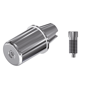 ZZ BASE OS-US-ABCH Raw-Abutment Ø 5.1 D14 ID (Hex & Screw)