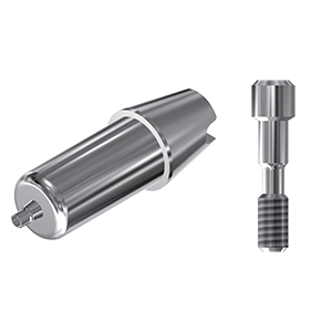 ZZ BASE CAM-CONE-ABCH Raw-Abutment Ø 3.3 (Hex & Screw)