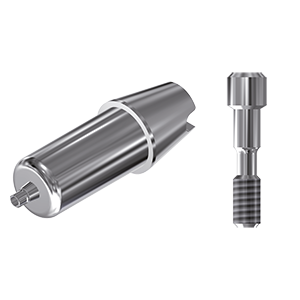 ZZ BASE CAM-CONE-ABCH Raw-Abutment Ø 3.8 (Hex & Screw)