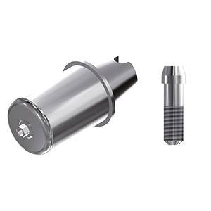 ZZ BASE ID-LE-ABCH-D14 4.5 Raw-Abutment D14 (Hex & Screw)