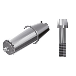 ZZ BASE SI-DC-ABCH 3.5/4.0 Raw-Abutment (Hex & Screw)