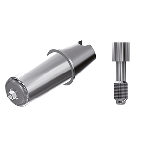 ZZ BASE SI-IH-ABCH 3.7/4.2/5.0 Raw-Abutment (Hex & Screw)