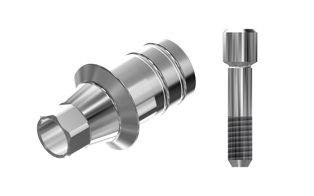 ZZ BASE ME-M-NTBH 3.0/3.25 (Narrow Ti-Base Hexed & Screw)