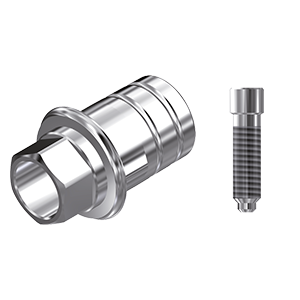 ZZ BASE S&M-K-NTBH 3.3 (Narrow Ti-Base Hex & Screw)