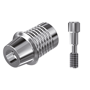 ZZ BASE CAM-CONE 4.3 (Set Narrow Ti-Base Non-Hex & Screw)