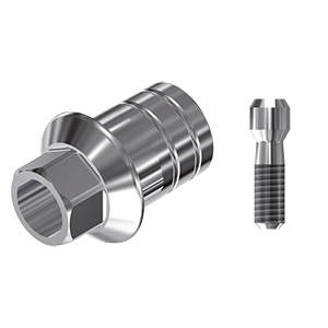 ZZ BASE BE-SE-S/RI-NTBH 4.1 (Narrow Ti-Base Hex & Screw)