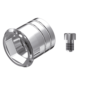 ZZ BASEZZ-MUA-NTBH-SP (Narrow Ti-Base Hex & Screw)