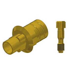 ZZ BASE NB-R-PCTBH-G 3.5 (Paral Ti-Base Hex & Scr Gold)