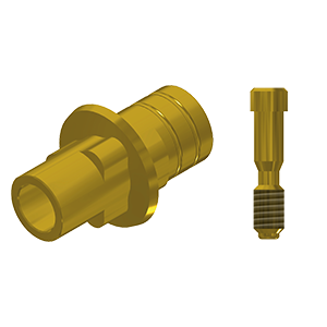 ZZ BASE NB-R-PCTBH-G 5.0 (Paral Ti-Base Hex & Scr Gold)