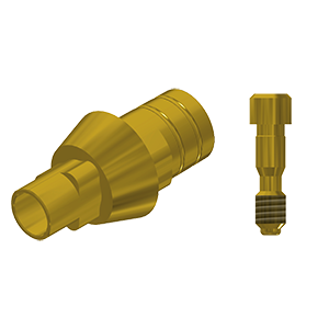ZZ BASE NB-R-PCTBH-L20-G 3.5 (Paral Ti-Base Hex & Scr Gold)
