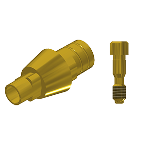 ZZ BASE NB-R-PCTBH-L30-G 3.5 (Paral Ti-Base Hex & Scr Gold)