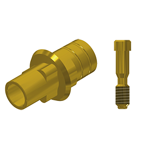 ZZ BASE NB-RS-PCTBH 4.3 Gold (Parall. Cem. TiBase Hex & Scr)