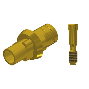 ZZ BASE NB-R-PCTBH-L10-G 4.3 (Paral Ti-Base Hex & Scr Gold)